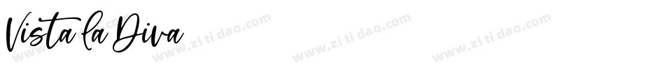 Vista La Diva字体转换